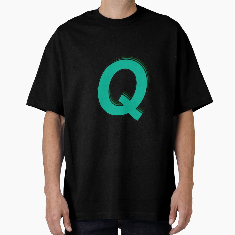 Green Q T-Shirt - Fun Novelty Design Unisex - T-Shirt, Sweatshirt, Hoodie