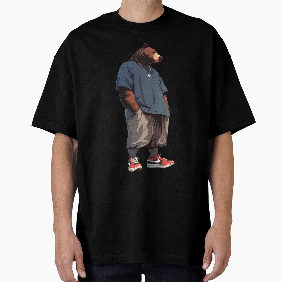 Streetwear Urban Bear by bapupa - Adult & Kids T-Shirts, Sweatshirts & Hoodies apparel design preview 1