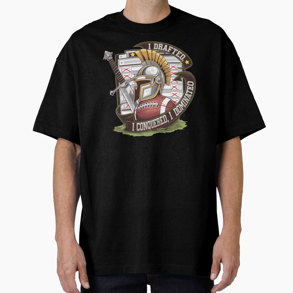 Fantasy Football Champion Dominated T-Shirt - Unique Graphic Men Women - T-Shirt, Sweatshirt, Hoodie