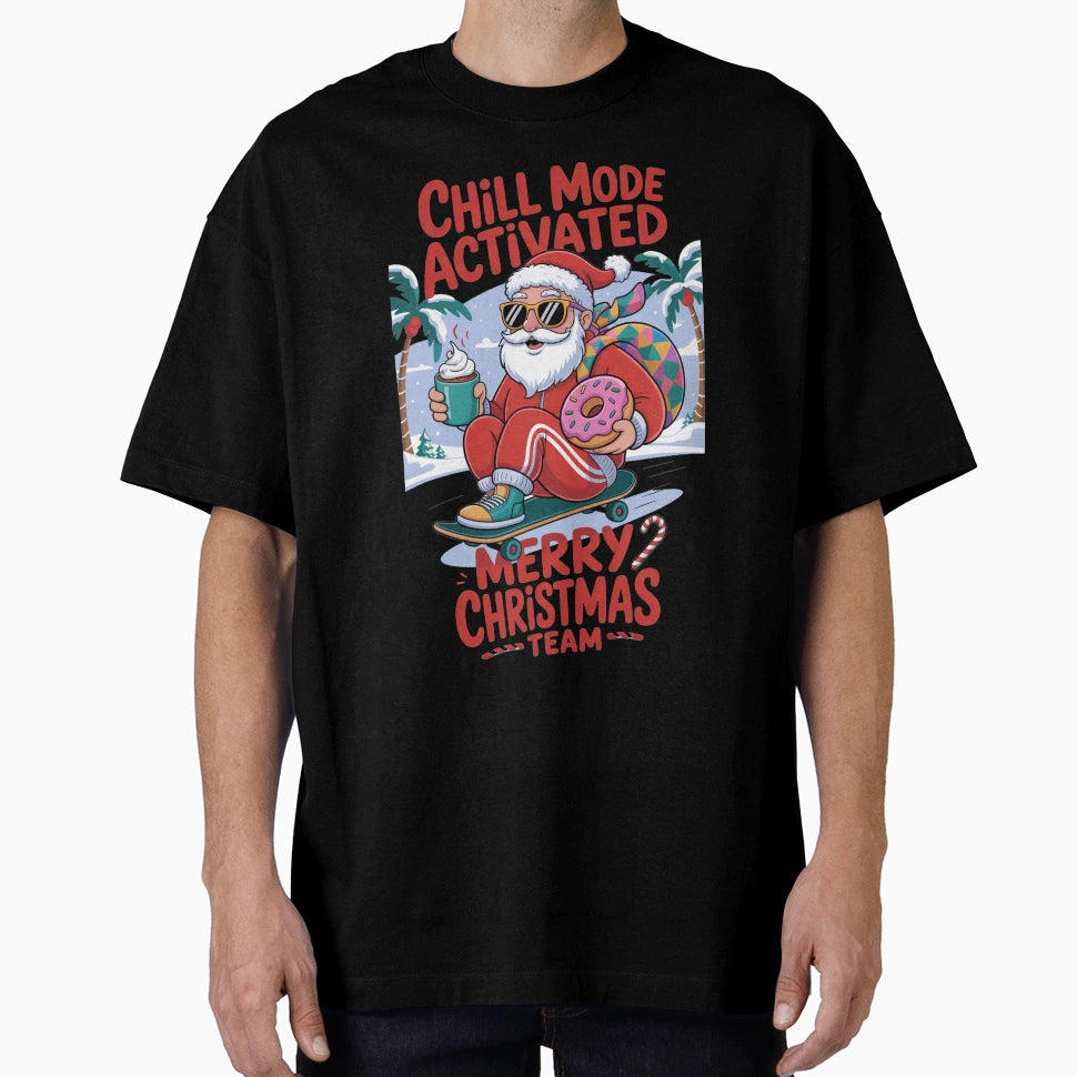 Santas Favorite Human Merry Squad Custom T-Shirt - Minimalist Print Unisex - T-Shirt, Sweatshirt, Hoodie