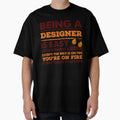 Being A Designer Is Easy Funny Quote Gift Idea For - Adult & Kids T-Shirts, Sweatshirts & Hoodies apparel design preview 1