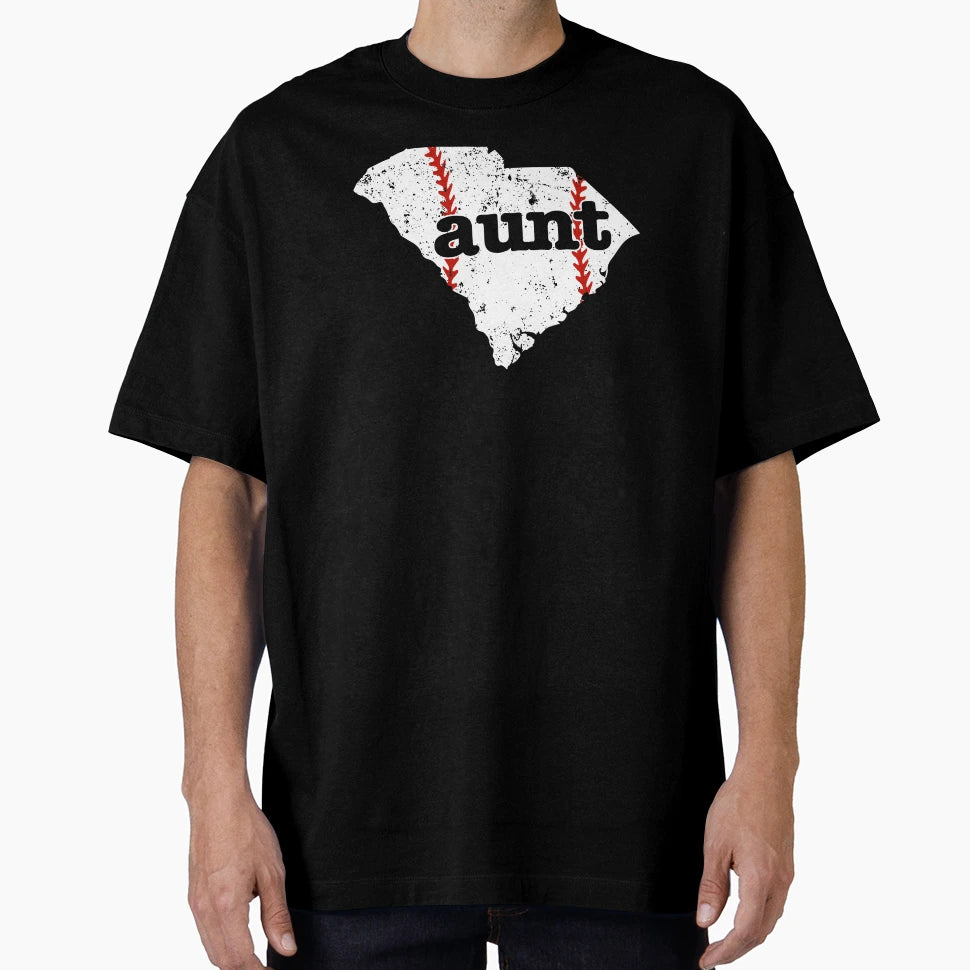 Softball Aunt South Carolina Baseball T-Shirt - Streetwear Style Men Women - T-Shirt, Sweatshirt, Hoodie