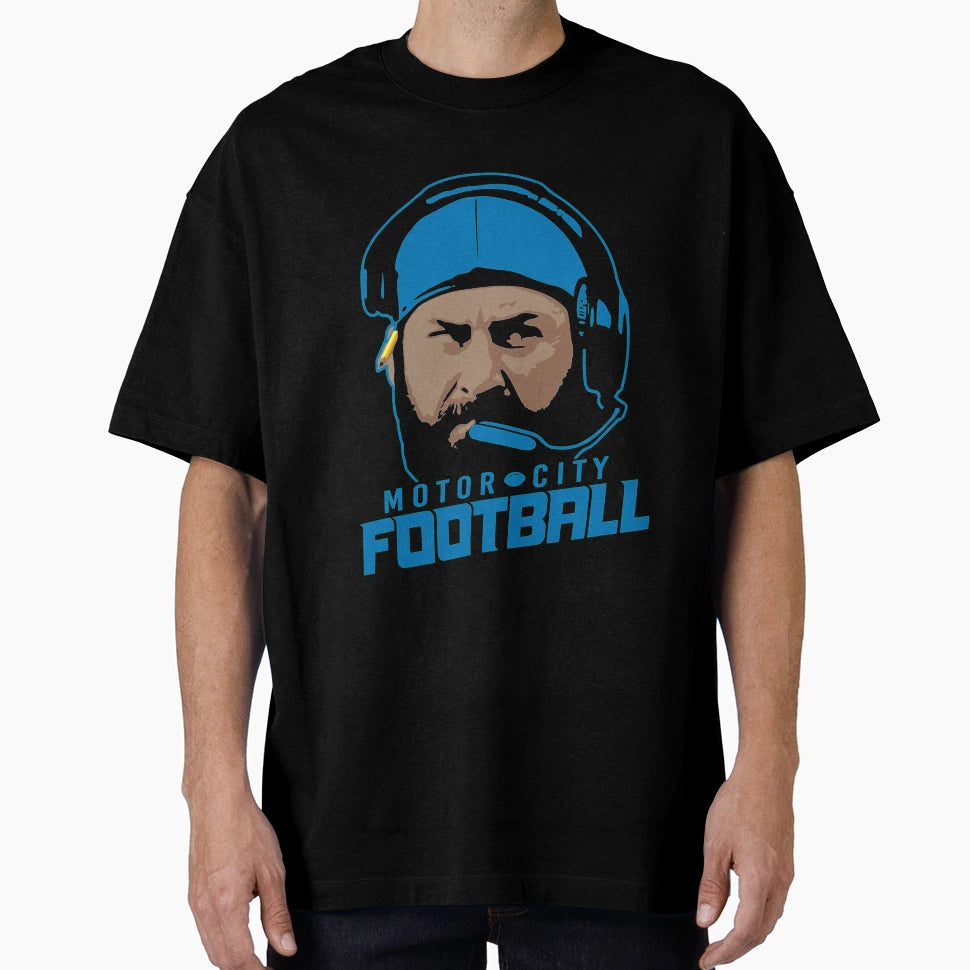 Motor City Football T-Shirt - Graphic Print Men Women - T-Shirt, Sweatshirt, Hoodie