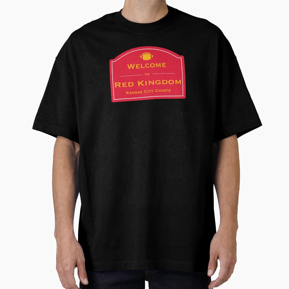 Welcome To Red Kingdom Kansas City Chiefs T-Shirt - Minimalist Print Unisex - T-Shirt, Sweatshirt, Hoodie