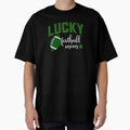Lucky Football Mom St Patricks Day T-Shirt - Novelty Apparel for Adults - T-Shirt, Sweatshirt, Hoodie