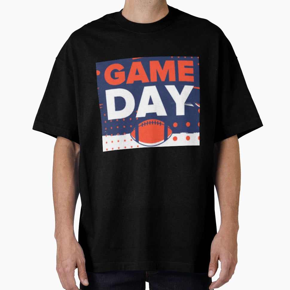 Game Day Ready Big Football Game T-Shirt - Custom Art Print for Adults - T-Shirt, Sweatshirt, Hoodie