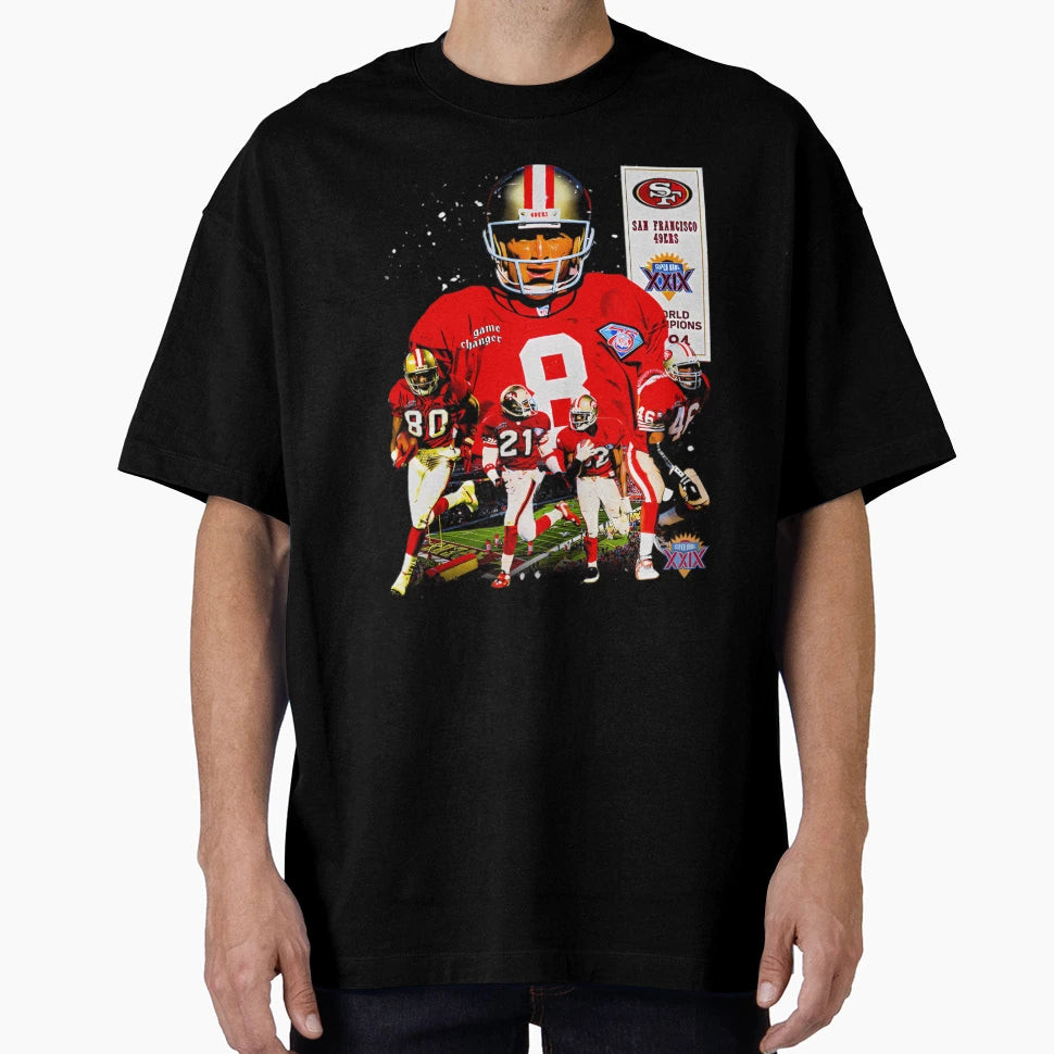San Francisco Super Bowl Xxix Champs T-Shirt - Unique Graphic Unisex - T-Shirt, Sweatshirt, Hoodie