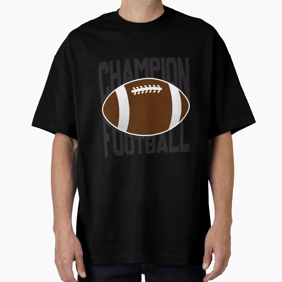 Champion Football T-Shirt - Aesthetic Graphic Men Women - T-Shirt, Sweatshirt, Hoodie