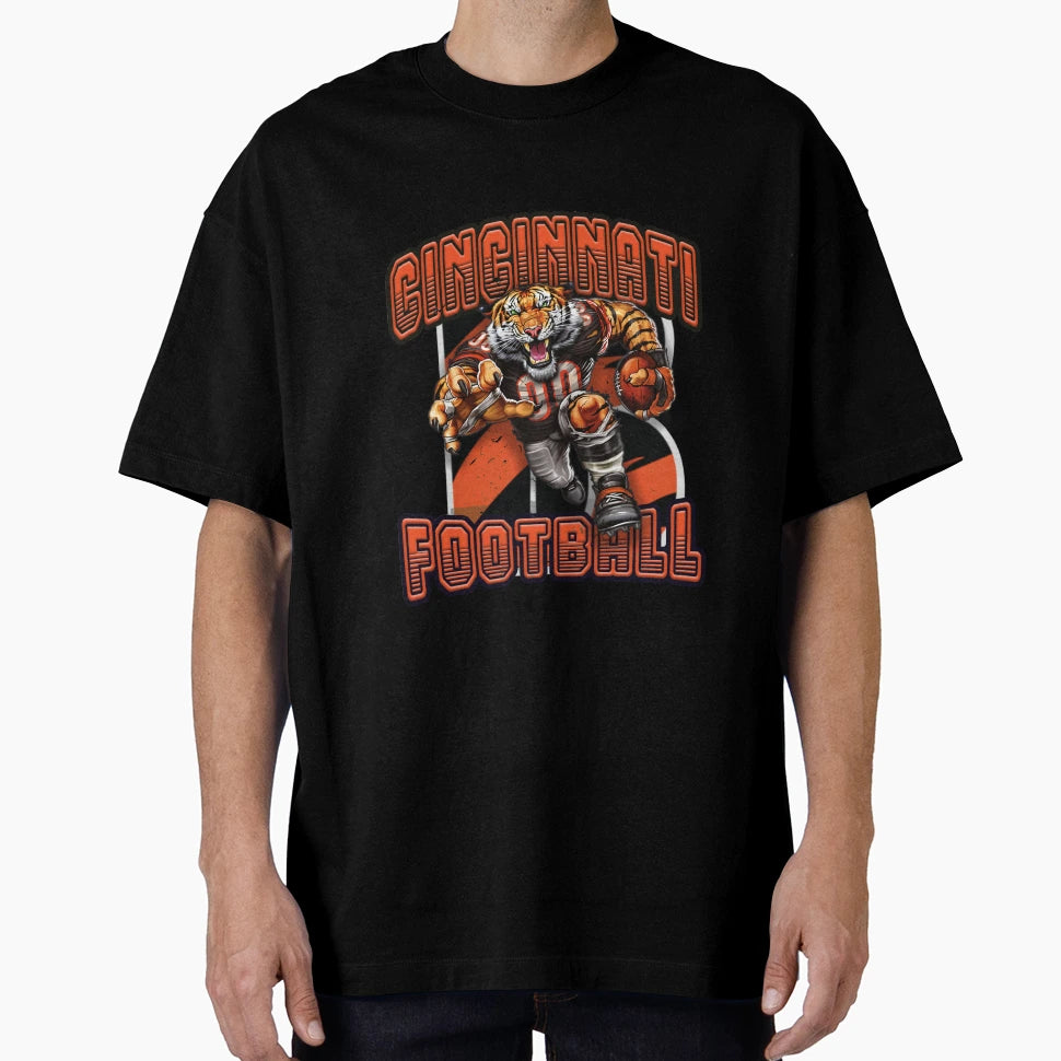 Cincinnati Football T-Shirt - Fun Novelty Design for Adults - T-Shirt, Sweatshirt, Hoodie