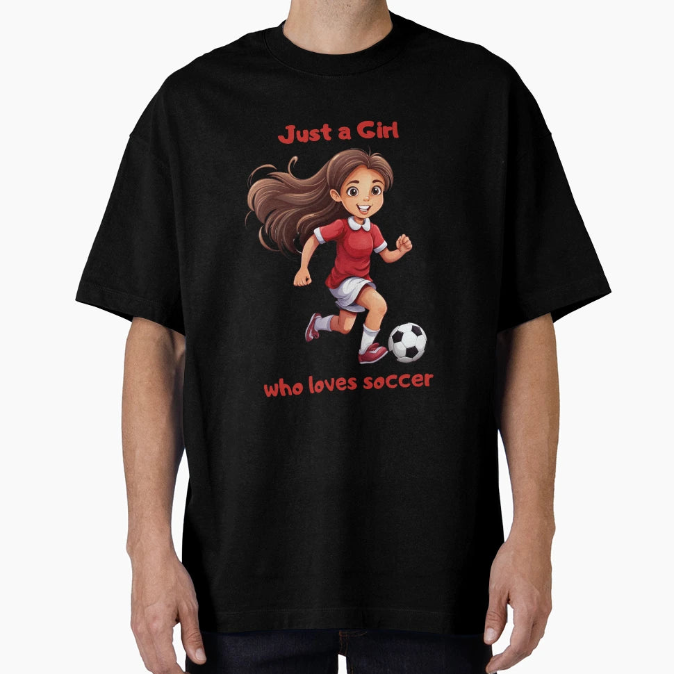 Just Who Loves Soccer T-Shirt - Aesthetic Graphic Men Women - T-Shirt, Sweatshirt, Hoodie