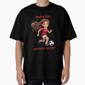 Just Who Loves Soccer T-Shirt - Aesthetic Graphic Men Women - T-Shirt, Sweatshirt, Hoodie