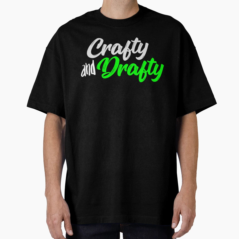 Crafty And Drafty T-Shirt - Minimalist Print Unisex - T-Shirt, Sweatshirt, Hoodie