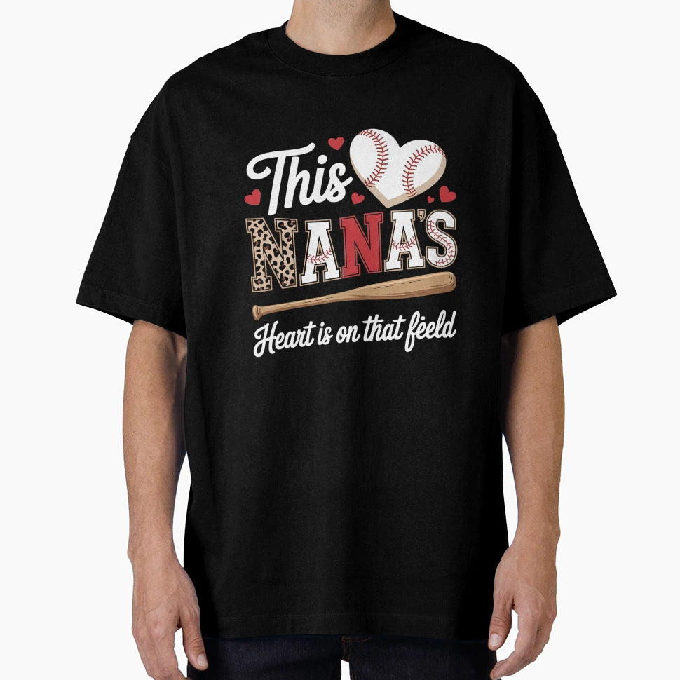 That Field Baseball Nana Baseball Player T-Shirt - Minimalist Print Unisex - T-Shirt, Sweatshirt, Hoodie