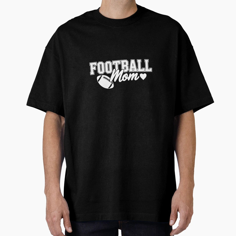 Football Mom T-Shirt - Minimalist Print for Adults - T-Shirt, Sweatshirt, Hoodie
