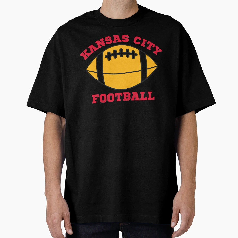 Kansas City Kc Football T-Shirt - Casual Everyday Wear for Adults - T-Shirt, Sweatshirt, Hoodie
