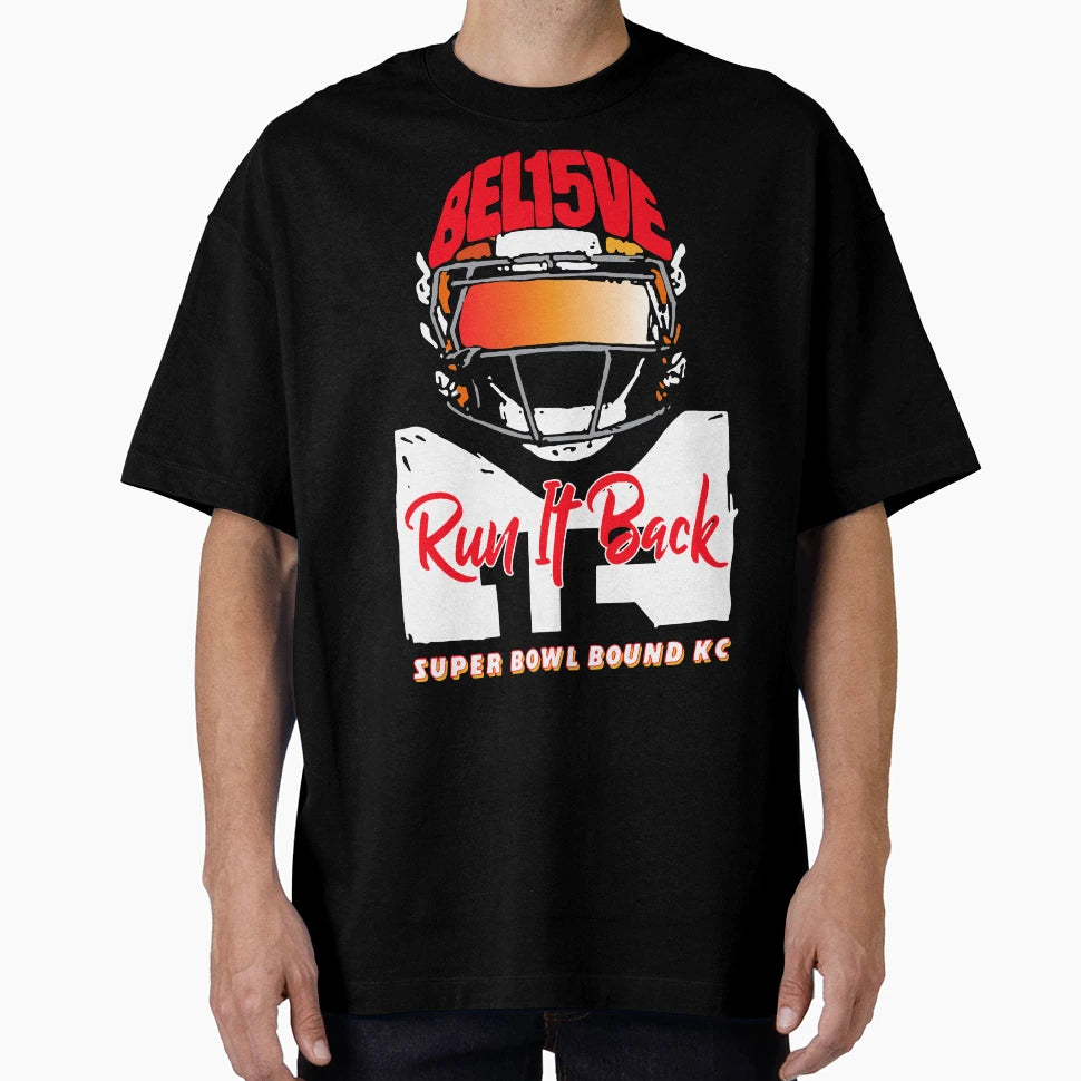 Believe Back Run It Back Supper T-Shirt - Casual Everyday Wear Men Women - T-Shirt, Sweatshirt, Hoodie