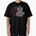 Funny Football Im Just Here Food T-Shirt - Aesthetic Graphic for Adults - T-Shirt, Sweatshirt, Hoodie