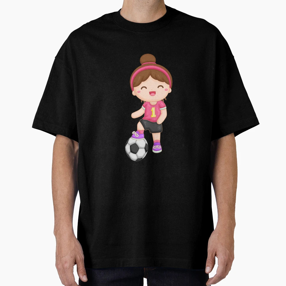 Playing Soccer T-Shirt - Aesthetic Graphic Men Women - T-Shirt, Sweatshirt, Hoodie