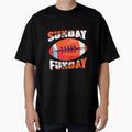 Sunday Funday Football Sport T-Shirt - Aesthetic Graphic for Adults - T-Shirt, Sweatshirt, Hoodie
