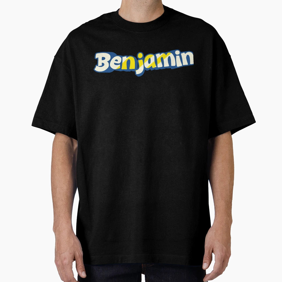 Benjamin Text T-Shirt - Unique Graphic Unisex - T-Shirt, Sweatshirt, Hoodie