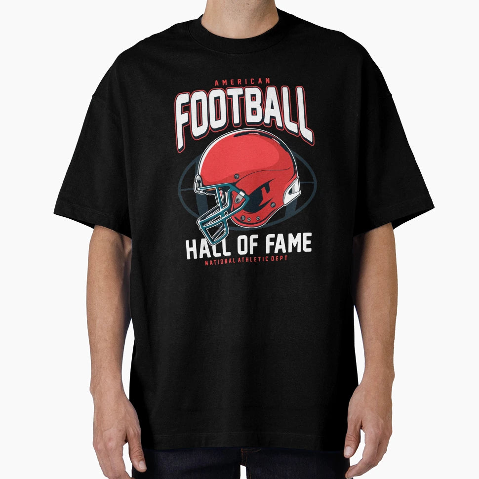 American Football Hall Fame T-Shirt - Unique Graphic for Adults - T-Shirt, Sweatshirt, Hoodie
