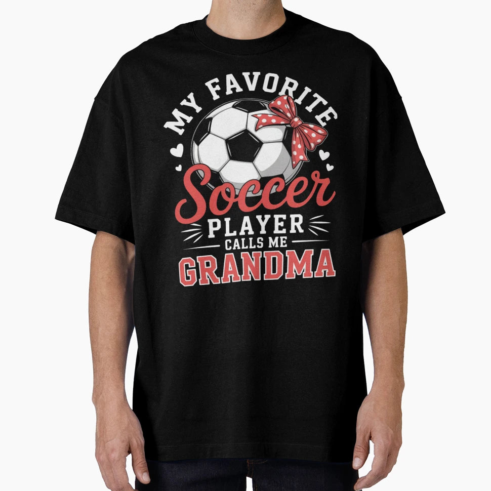 My Favorite Soccer Player Calls Me T-Shirt - Custom Art Print Unisex - T-Shirt, Sweatshirt, Hoodie