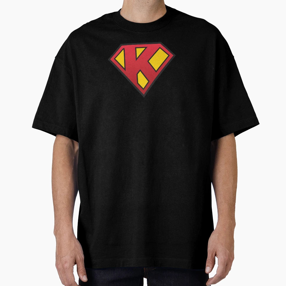 Super Letter K T-Shirt - Trendy Graphic Unisex - T-Shirt, Sweatshirt, Hoodie