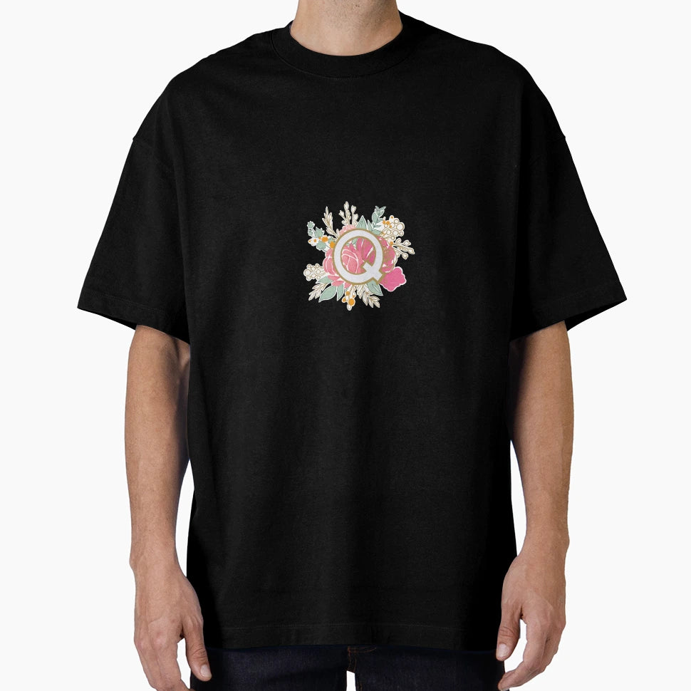Flower Q T-Shirt - Aesthetic Graphic for Adults - T-Shirt, Sweatshirt, Hoodie