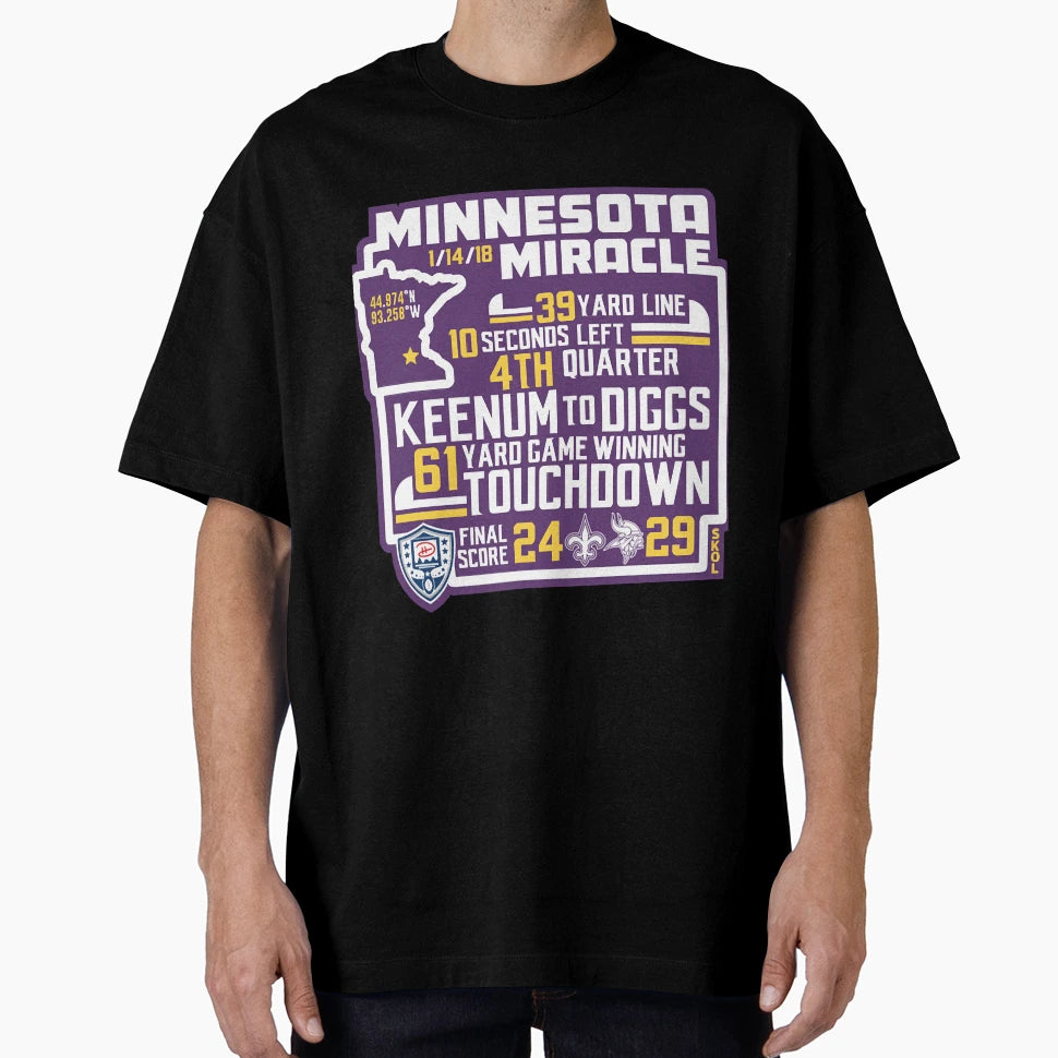 Minnesota Miracle Alternate T-Shirt - Fun Novelty Design Unisex - T-Shirt, Sweatshirt, Hoodie