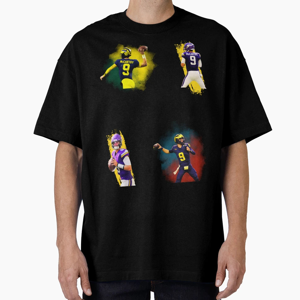 Jj Mccarthy Hd Set T-Shirt - Custom Art Print for Adults - T-Shirt, Sweatshirt, Hoodie