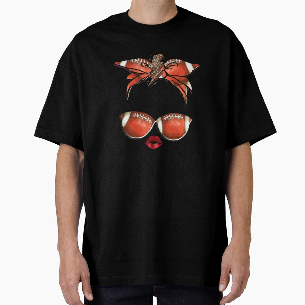 Football Mom Png Football Mama Png T-Shirt - Novelty Apparel Unisex - T-Shirt, Sweatshirt, Hoodie