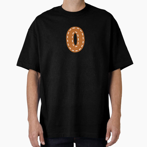 0 Number College Usa Leather Stitched T-Shirt - Custom Art Print Men Women - T-Shirt, Sweatshirt, Hoodie
