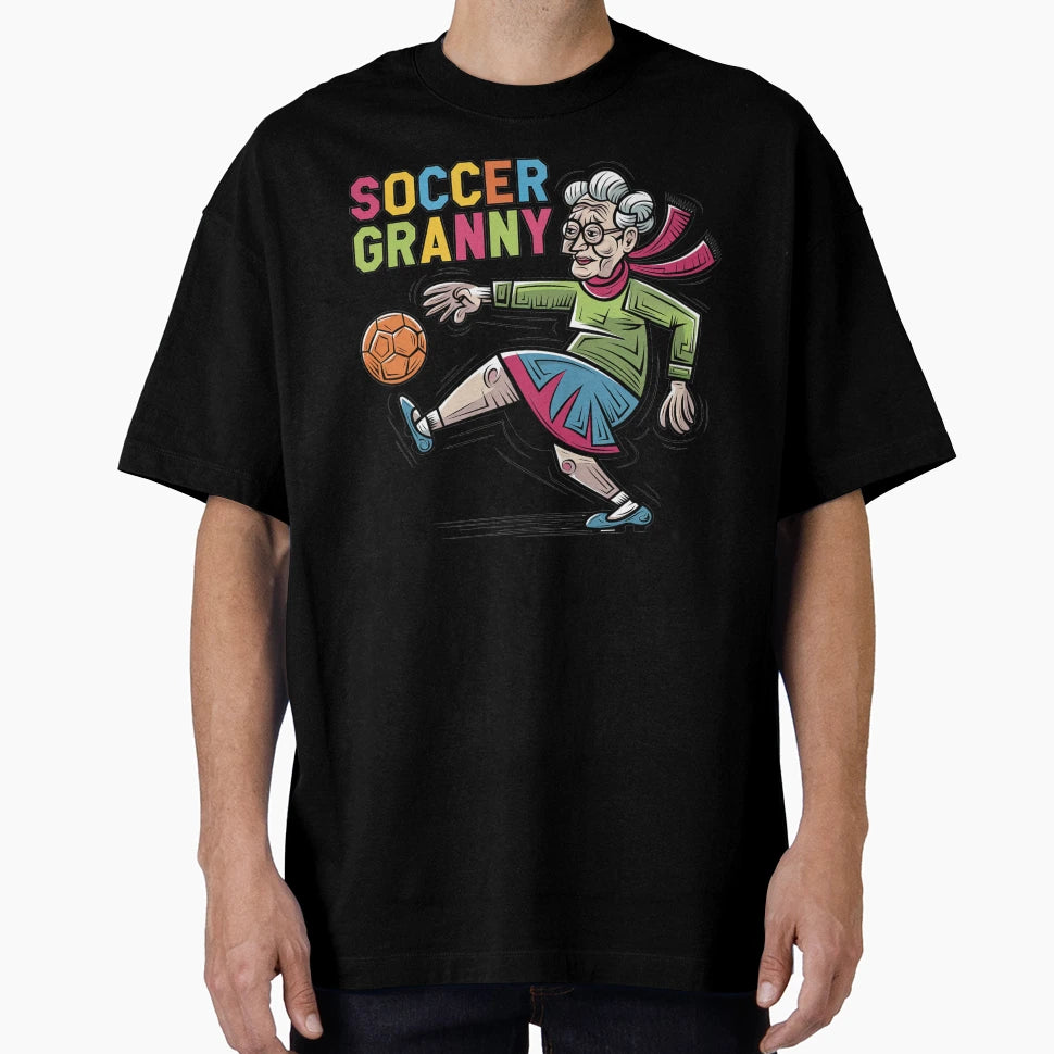 Funny Soccer Granny Soccer T-Shirt - Casual Everyday Wear for Adults - T-Shirt, Sweatshirt, Hoodie