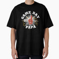 Game Day Papa 1 Fan Sports Dad Or T-Shirt - Aesthetic Graphic Men Women - T-Shirt, Sweatshirt, Hoodie