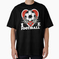 I Love Football T-Shirt - Trendy Graphic for Adults - T-Shirt, Sweatshirt, Hoodie