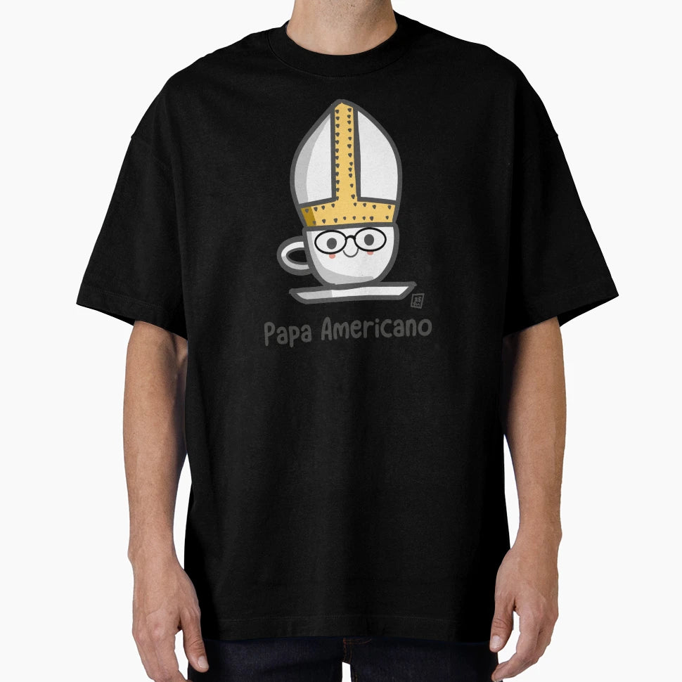 Papa Americano Glasses T-Shirt - Casual Everyday Wear for Adults - T-Shirt, Sweatshirt, Hoodie