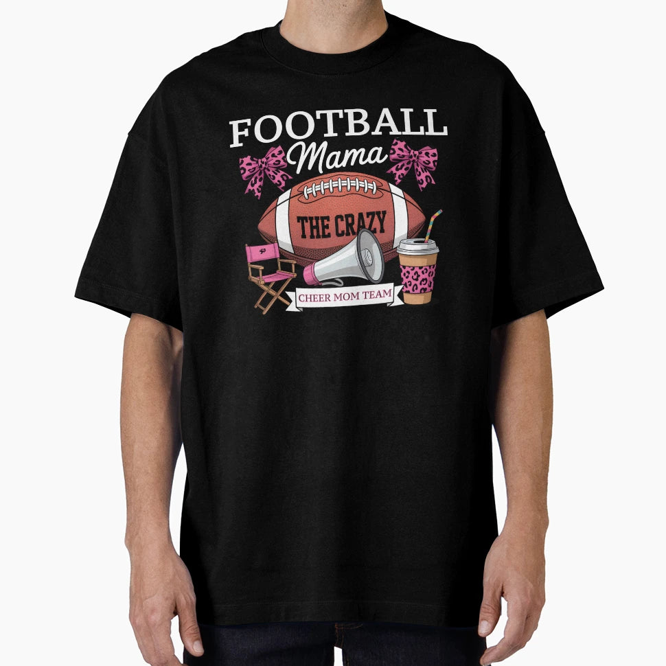 Football Mama T-Shirt - Graphic Print for Adults - T-Shirt, Sweatshirt, Hoodie