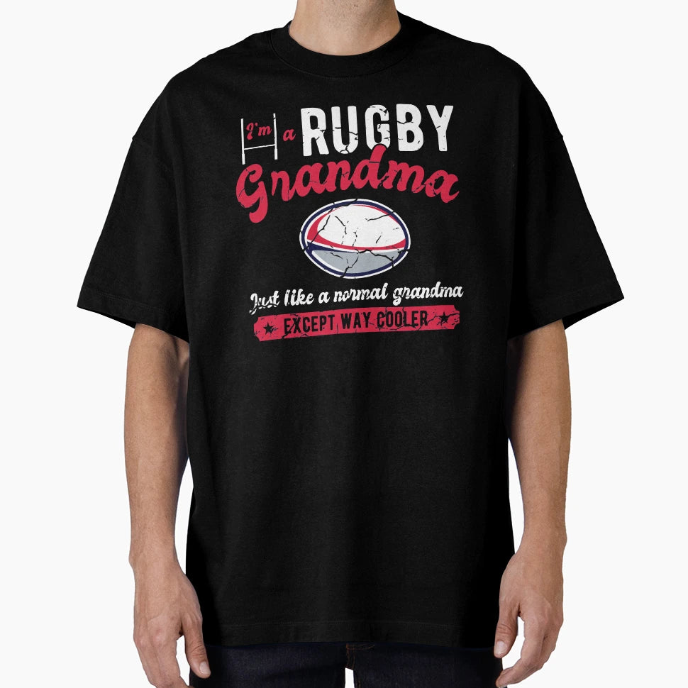 Funny Rugby Grandma Gift Rugby Player T-Shirt - Minimalist Print Men Women - T-Shirt, Sweatshirt, Hoodie