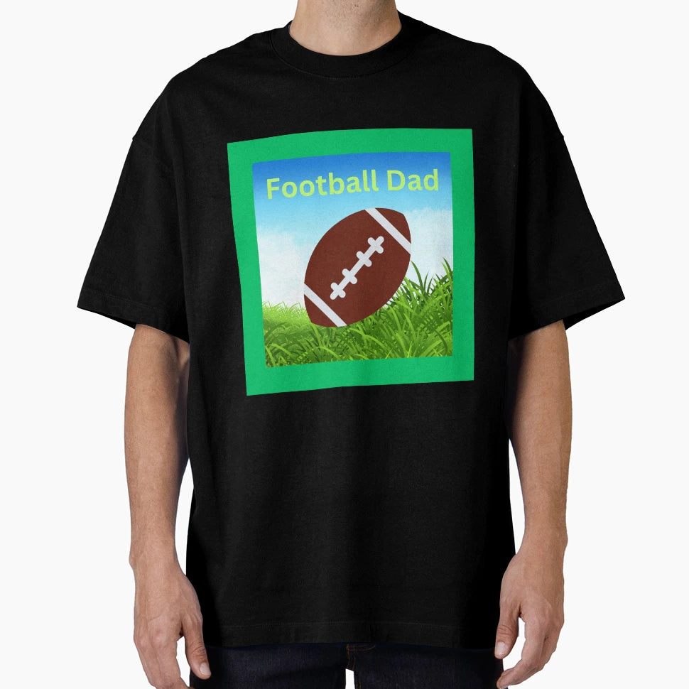 Football Dad T-Shirt - Aesthetic Graphic Unisex - T-Shirt, Sweatshirt, Hoodie