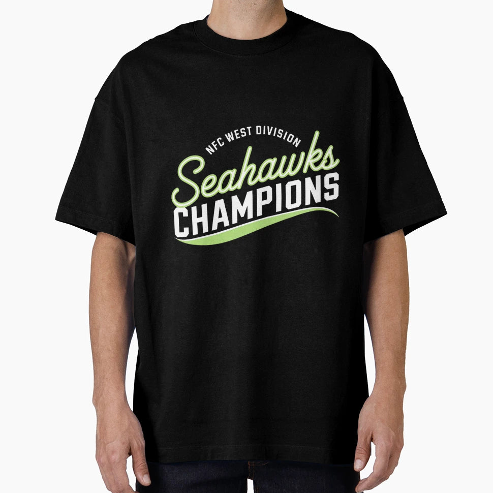 Seattle Football Champs Nfc West T-Shirt - Novelty Apparel Unisex - T-Shirt, Sweatshirt, Hoodie