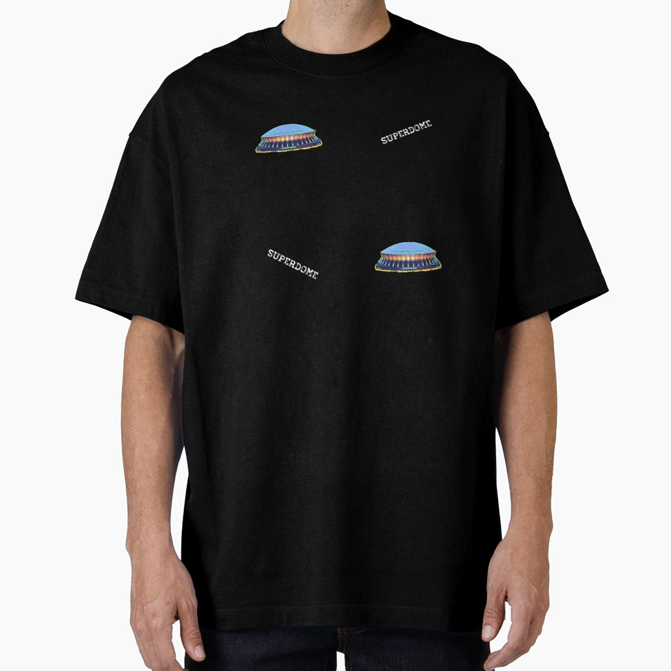 Louisiana Superdome Pattern T-Shirt - Casual Everyday Wear for Adults - T-Shirt, Sweatshirt, Hoodie