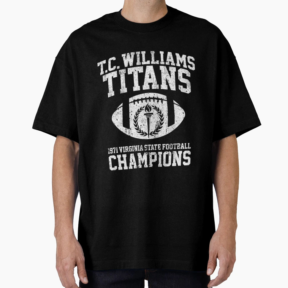 Tc Williams Titans 1971 Football T-Shirt - Novelty Apparel for Adults - T-Shirt, Sweatshirt, Hoodie