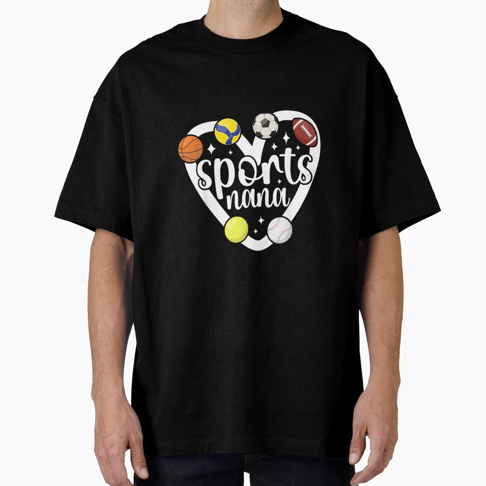 Sports Nana Proud Sport Nana Sports T-Shirt - Aesthetic Graphic Men Women - T-Shirt, Sweatshirt, Hoodie