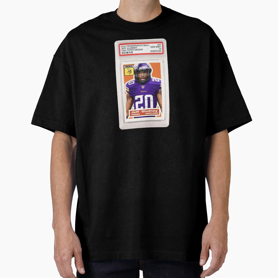 Jeff Gladney Card T-Shirt - Casual Everyday Wear Unisex - T-Shirt, Sweatshirt, Hoodie