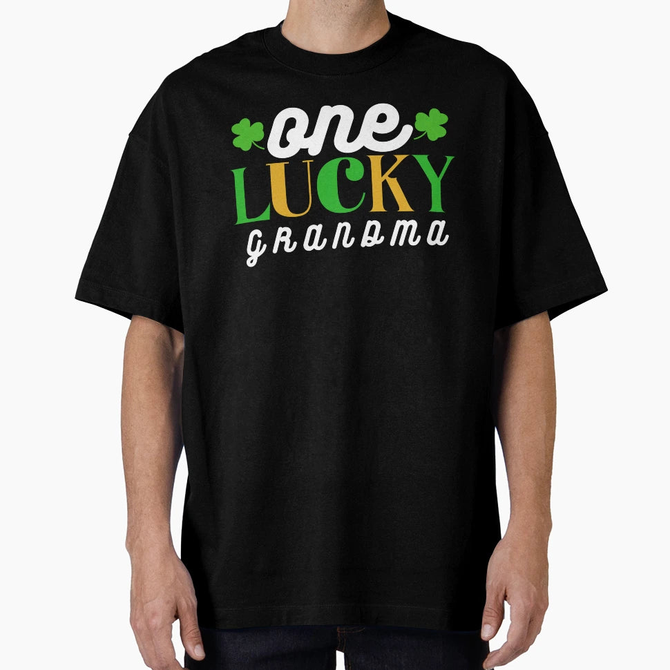 One Lucky Shamrock Grandma T-Shirt - Minimalist Print Unisex - T-Shirt, Sweatshirt, Hoodie