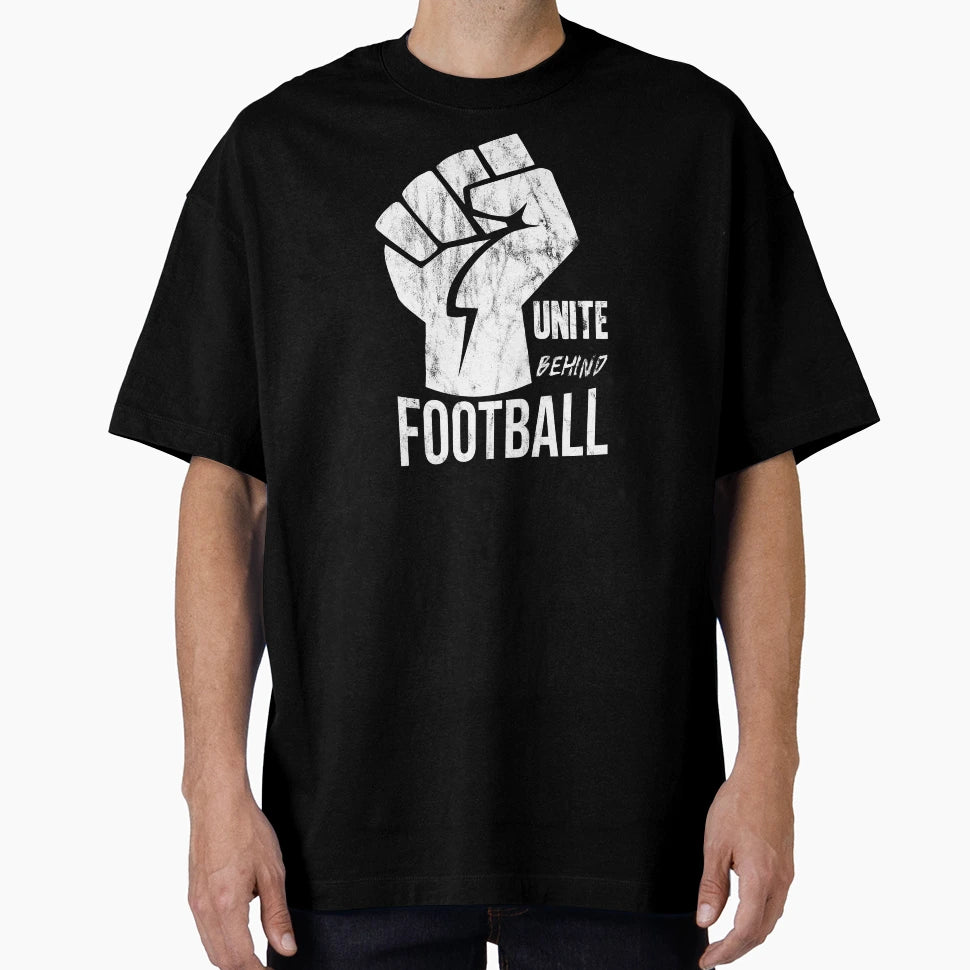 Unite Behind Football Peoples Game T-Shirt - Aesthetic Graphic for Adults - T-Shirt, Sweatshirt, Hoodie