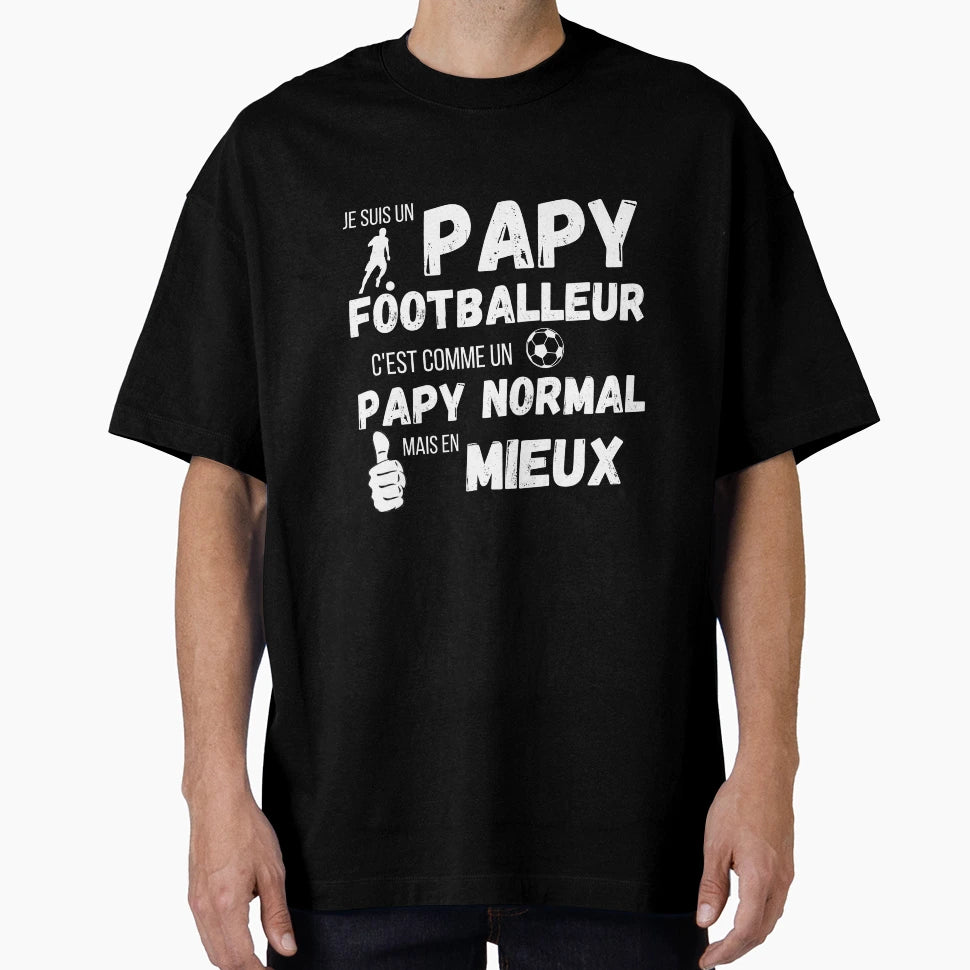 I Am Footballer Grandpa Its Like T-Shirt - Novelty Apparel Men Women - T-Shirt, Sweatshirt, Hoodie