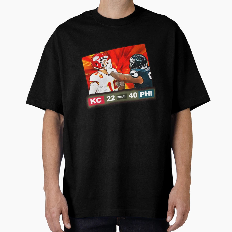 Final Score Philly Football T-Shirt - Streetwear Style Men Women - T-Shirt, Sweatshirt, Hoodie