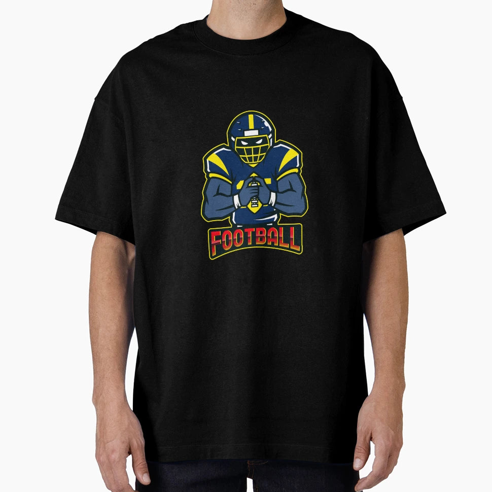 Football T-Shirt - Aesthetic Graphic for Adults - T-Shirt, Sweatshirt, Hoodie