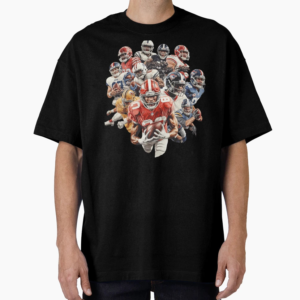 American Football Icon Usa Sport Logo T-Shirt - Minimalist Print for Adults - T-Shirt, Sweatshirt, Hoodie